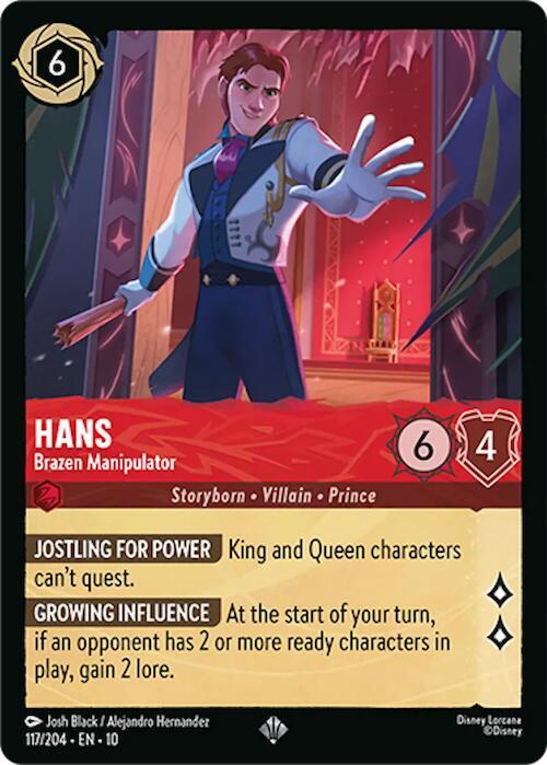 Hans Brazen Manipulator 117/204 Super Rare
