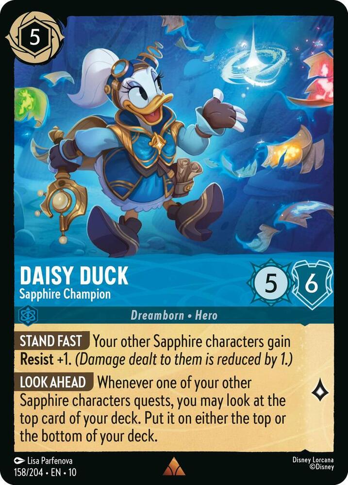 Daisy Duck Sapphire Champion 158/204 Rare