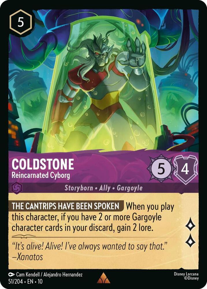 Coldstone Reincarnated Cyborg 51/204 Rare