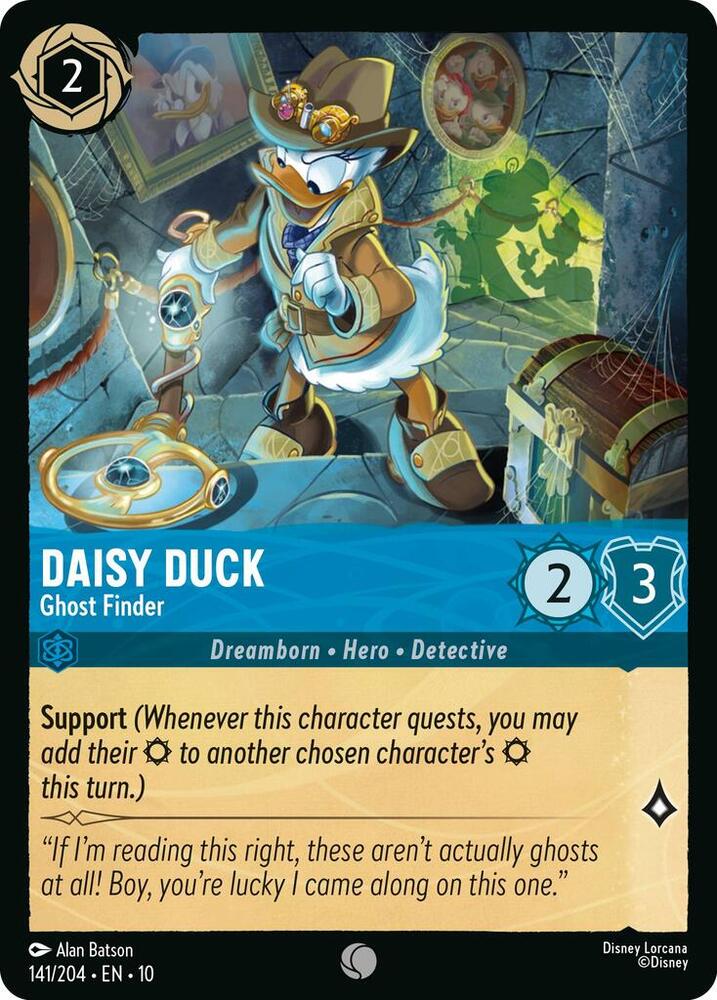 Daisy Duck Ghost Finder 141/204 Common
