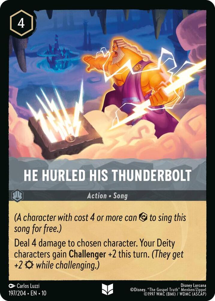He Hurled His Thunderbolt 197/204 Uncommon