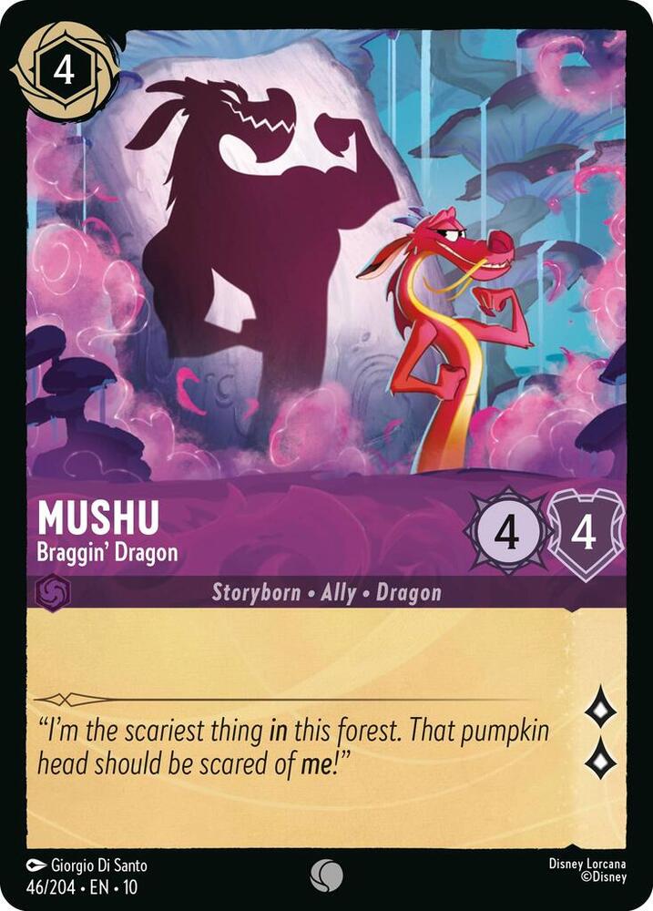 Mushu Braggin Dragon 46/204 Common