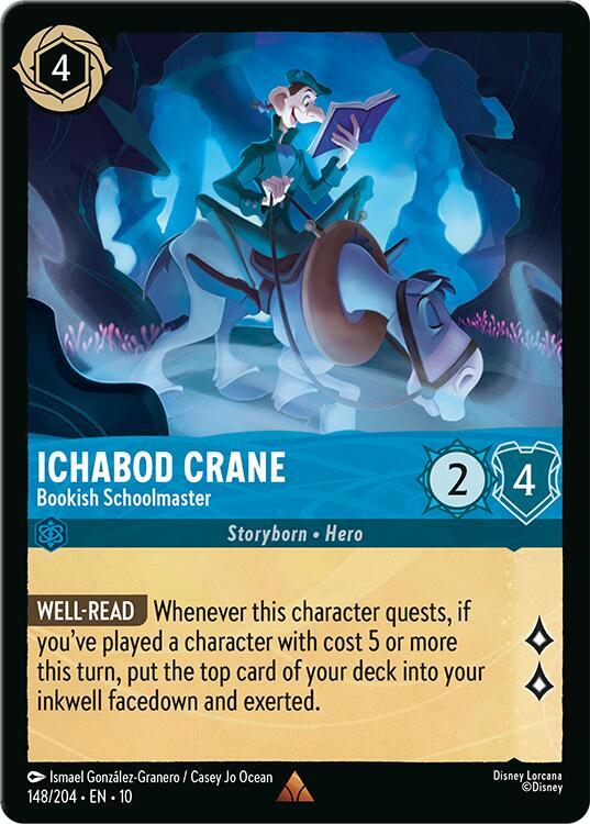 Ichabod Crane Bookish Schoolmaster 148/204 Rare