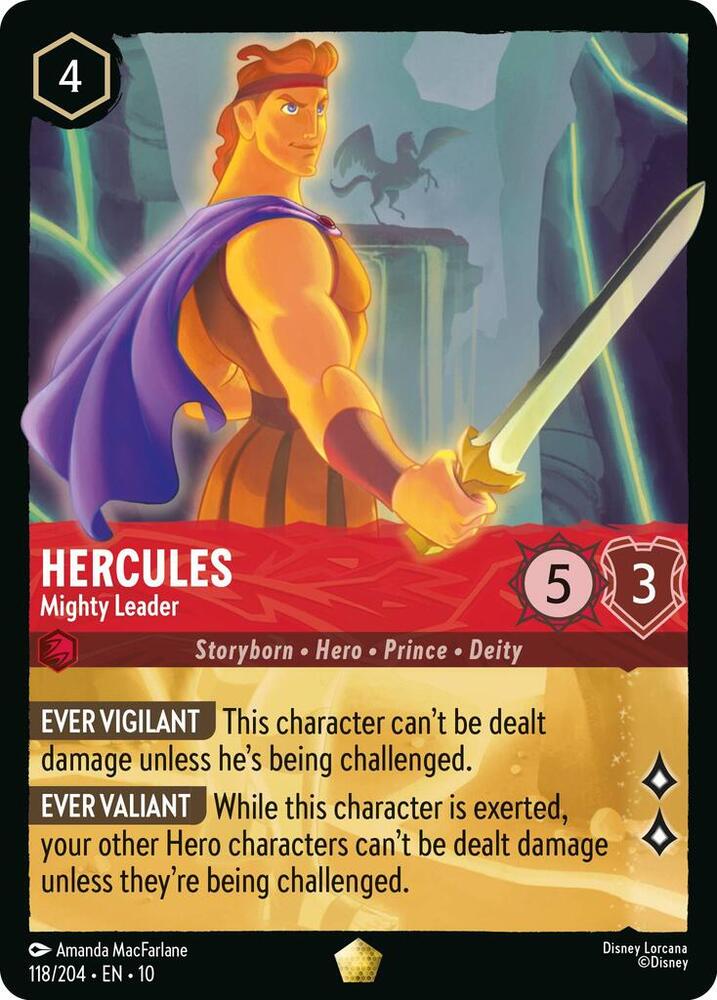 Hercules Mighty Leader 118/204 Legendary