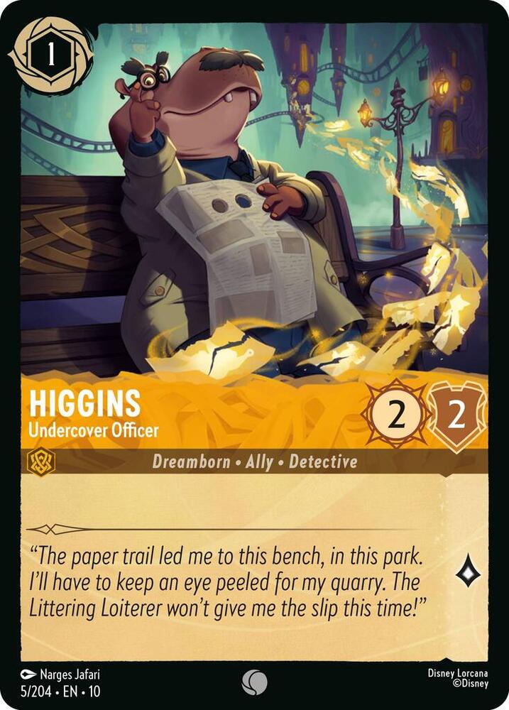 Higgins Undercover Officer 5/204 Common