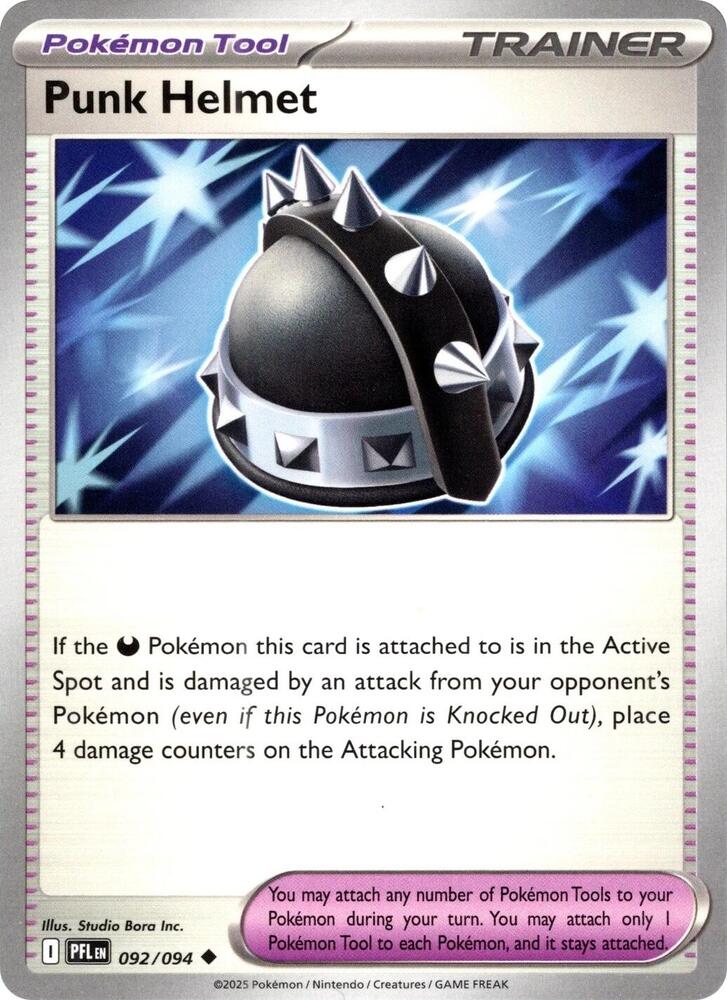Punk Helmet PFL 092/094 Uncommon Reverse Holo