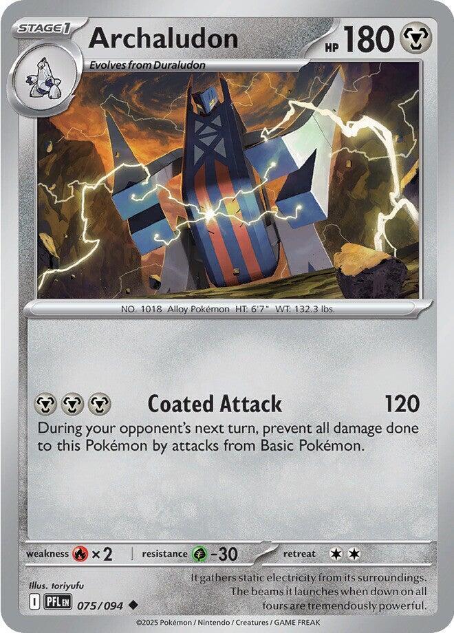 Archaludon PFL 075/094 Uncommon Reverse Holo