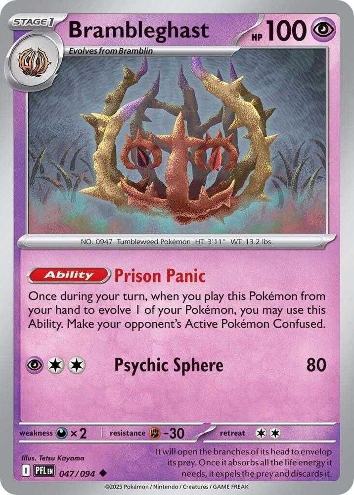 Brambleghast PFL 047/094 Uncommon Reverse Holo