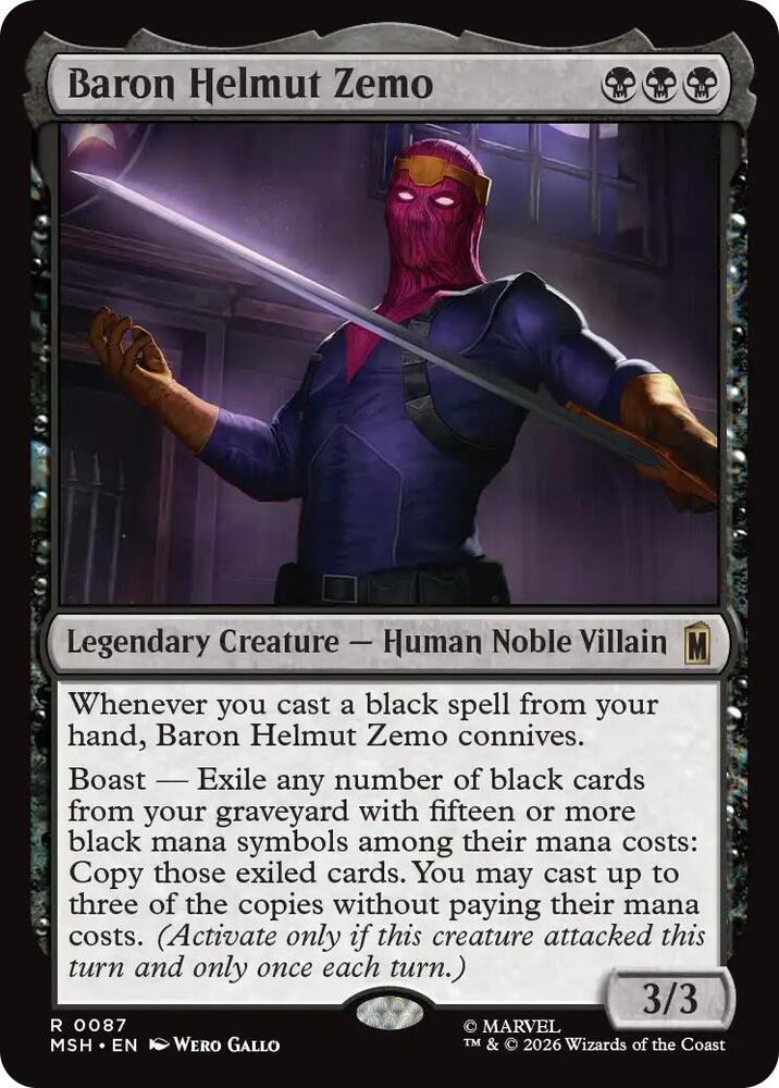 Baron Helmut Zemo MSH 87 R