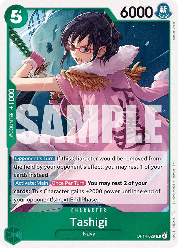 Tashigi OP14-029 R Foil