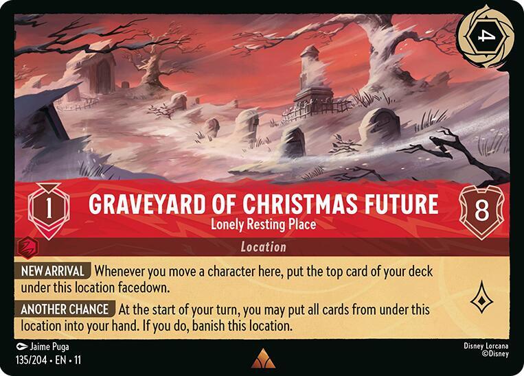 Graveyard of Christmas Future - Lonely Resting Place 135/204 Rare
