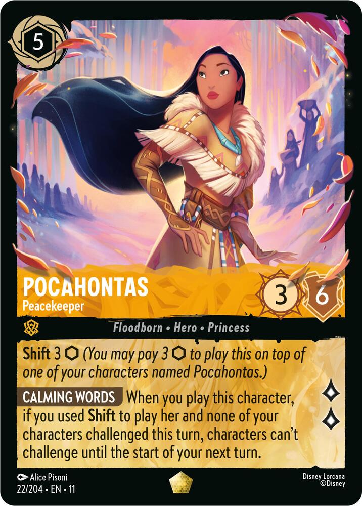 Pocahontas - Peacekeeper 22/204 Legendary