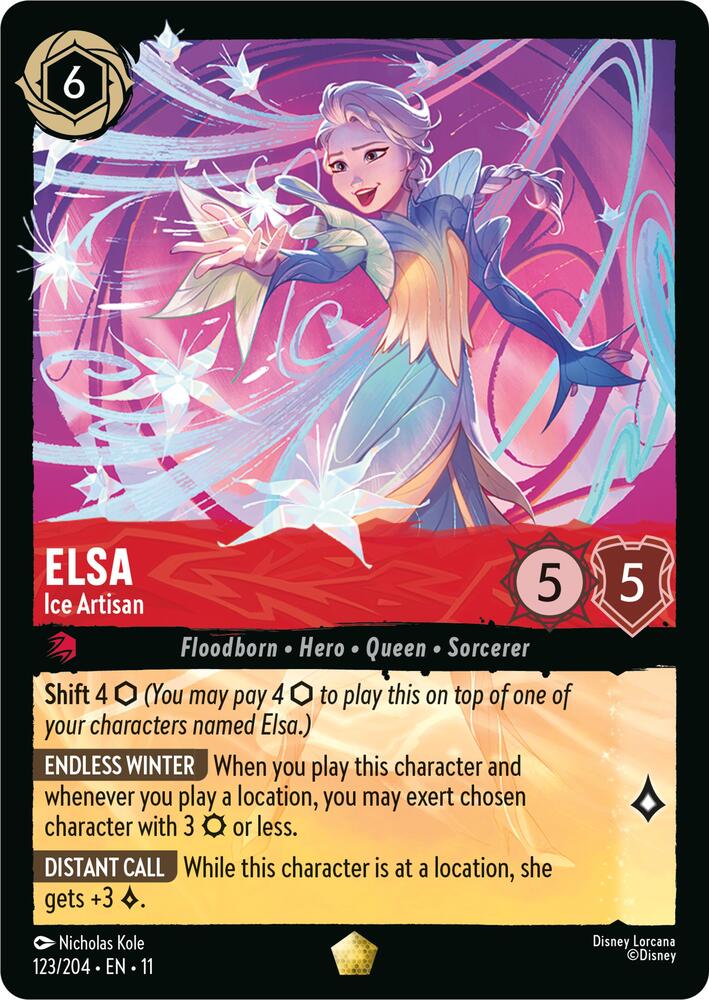 Elsa - Ice Artisan 123/204 Legendary