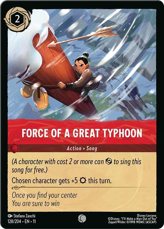 Force of a Great Typhoon 128/204 Common