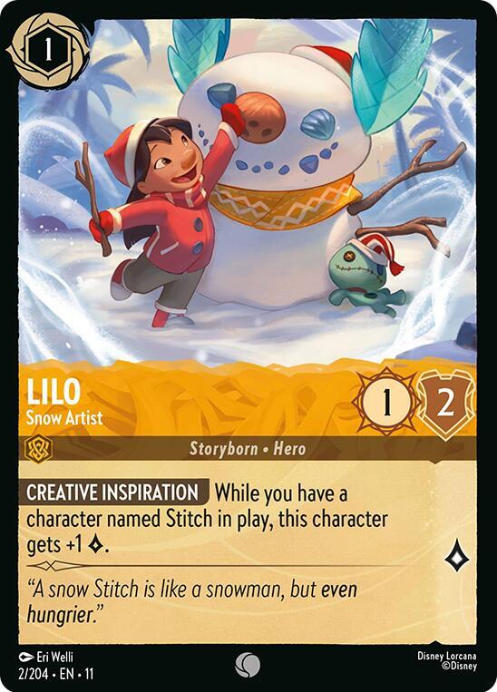 Lilo - Snow Artist 2/204 Common