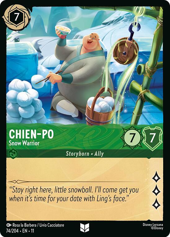 Chien-Po - Snow Warrior 74/204 Uncommon