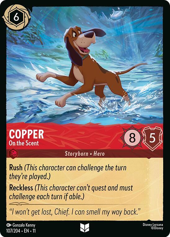 Copper - On the Scent 107/204 Uncommon