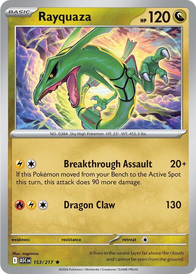 Rayquaza ASC 153/217 Rare Holo
