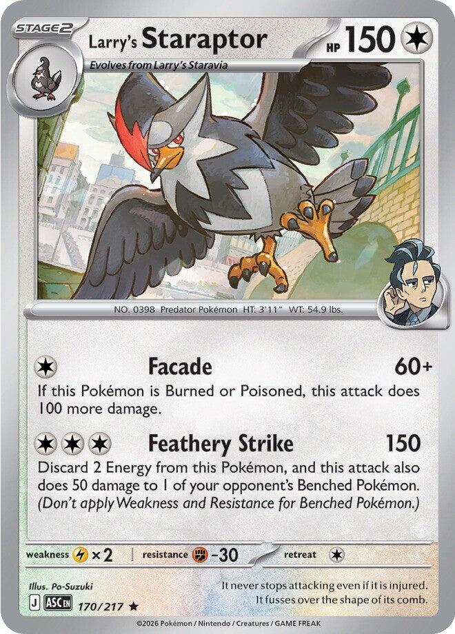 Larry's Staraptor ASC 170/217 Rare Holo