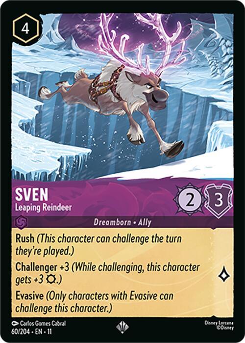 Sven - Leaping Reindeer 60/204 Super Rare