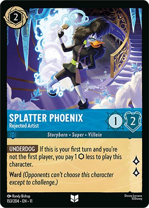 Splatter Phoenix - Rejected Artist 153/204 Uncommon