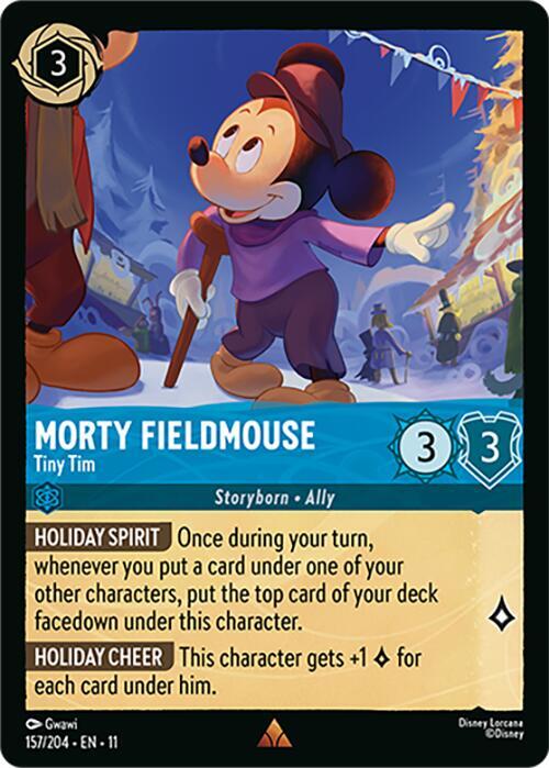 Morty Fieldmouse - Tiny Tim 157/204 Rare