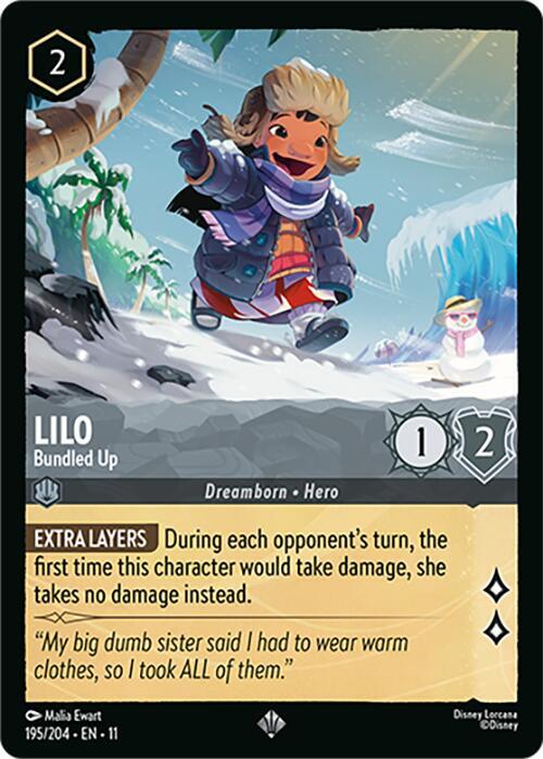 Lilo - Bundled Up 195/204 Super Rare