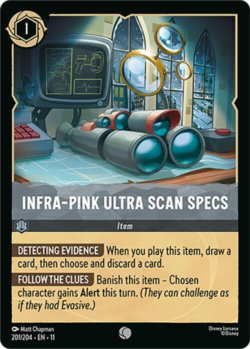 Infra-Pink Ultra Scan Specs 201/204 Common