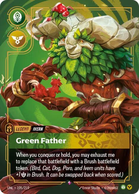 Ivern - Green Father UNL 195/219 Rare