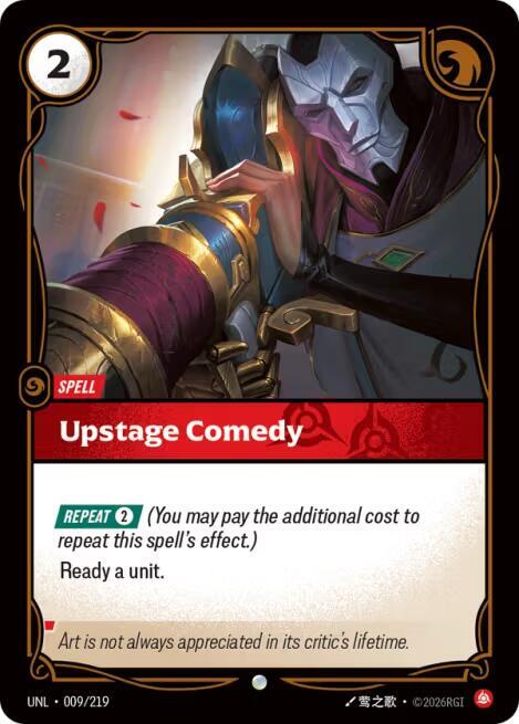 Upstage Comedy UNL 009/219 Common