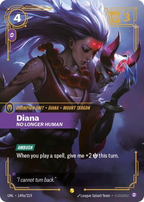 Diana - No Longer Human (Alternate Art) UNL 149a/219 Showcase