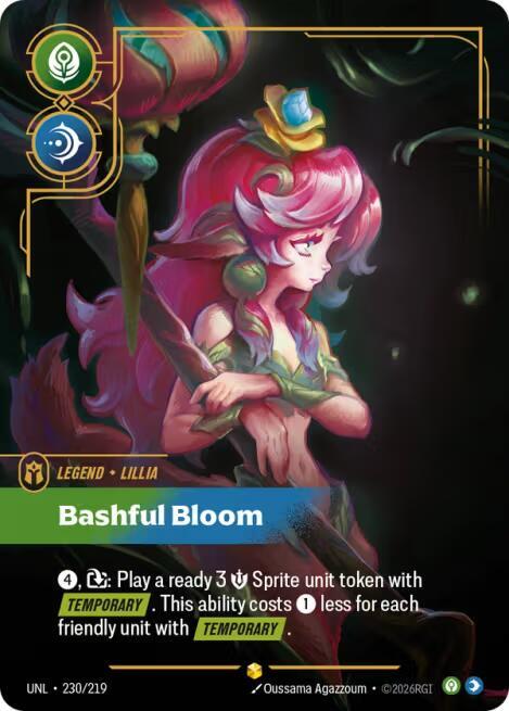 Lillia - Bashful Bloom (Overnumbered) UNL 230/219 Showcase