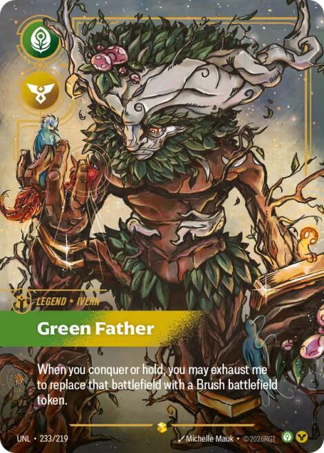 Ivern - Green Father (Overnumbered) UNL 233/219 Showcase