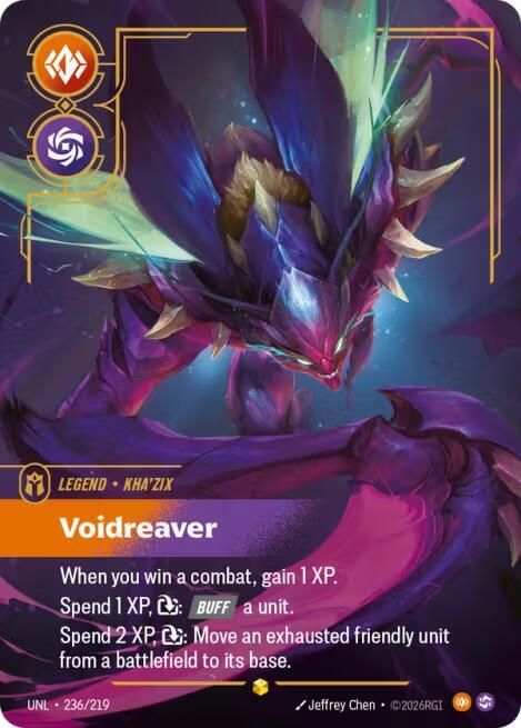Kha'Zix - Voidreaver (Overnumbered) UNL 236/219 Showcase