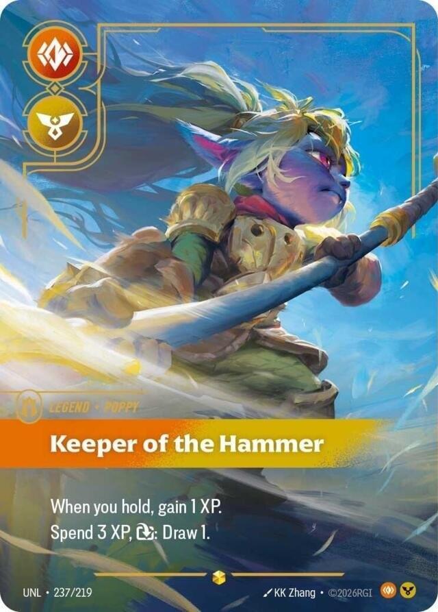 Poppy - Keeper of the Hammer (Overnumbered) UNL 237/219 Showcase