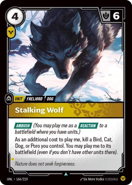 Stalking Wolf UNL 166/219 Uncommon