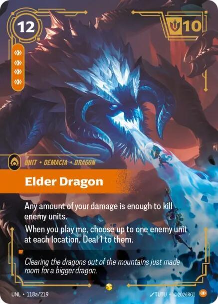Elder Dragon (Alternate Art) UNL 118a/219 Showcase