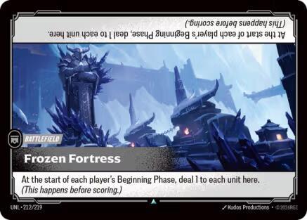 Frozen Fortress UNL 212/219 Uncommon
