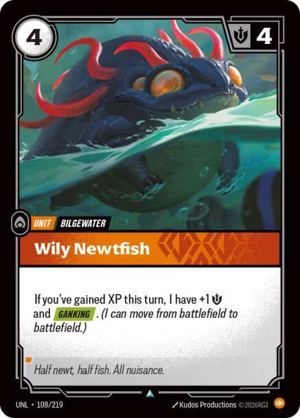 Wily Newtfish UNL 108/219 Uncommon