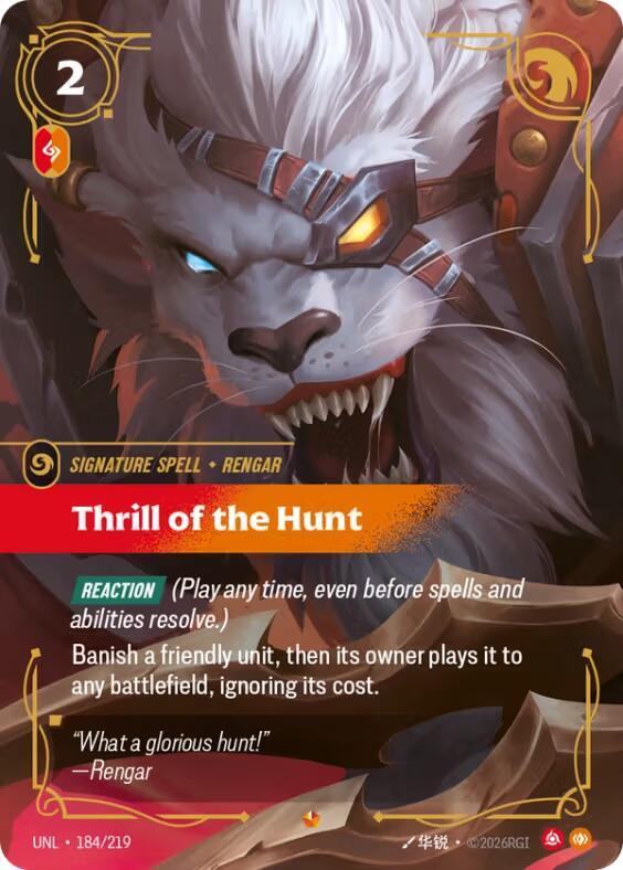 Thrill of the Hunt UNL 184/219 Epic