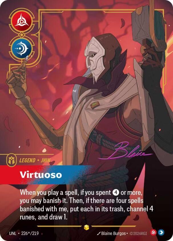 Jhin - Virtuoso (Signature) UNL 226*/219 Showcase