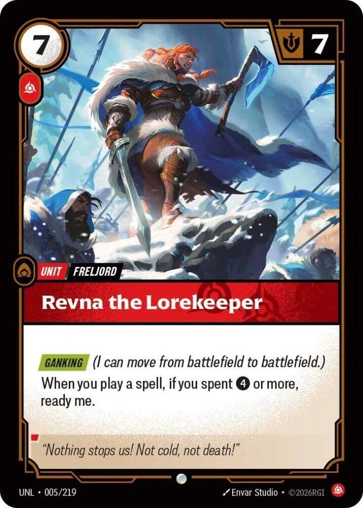 Revna the Lorekeeper UNL 005/219 Common