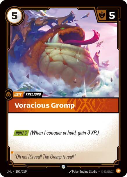 Voracious Gromp UNL 100/219 Common