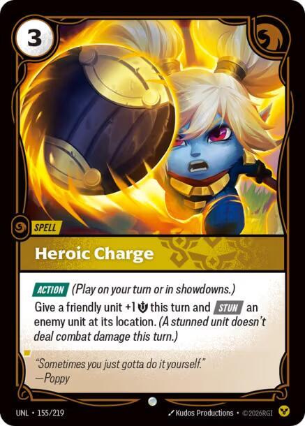 Heroic Charge UNL 155/219 Common