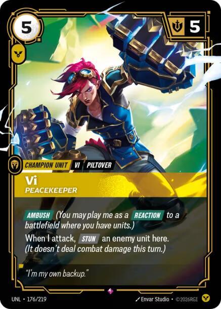 Vi - Peacekeeper UNL 176/219 Rare