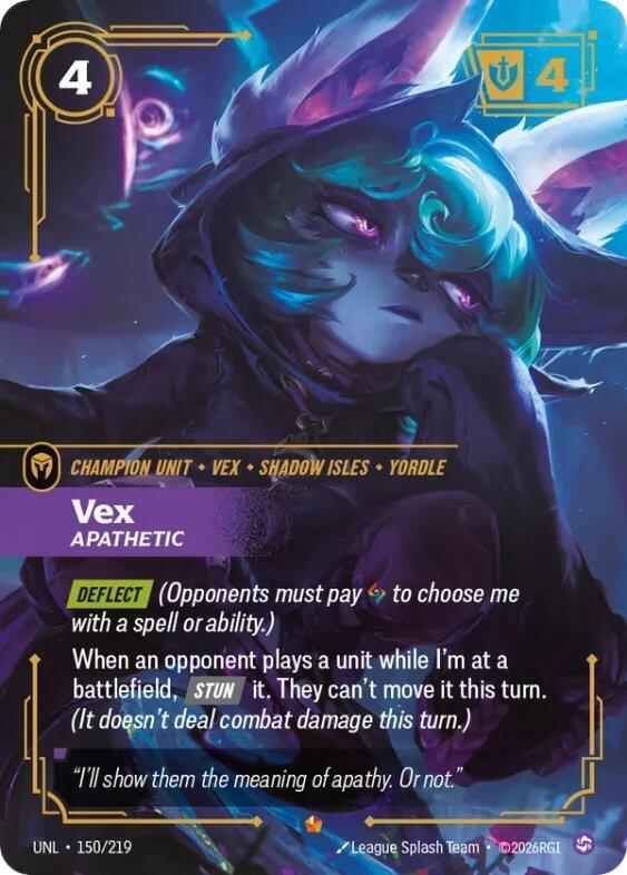 Vex - Apathetic UNL 150/219 Epic