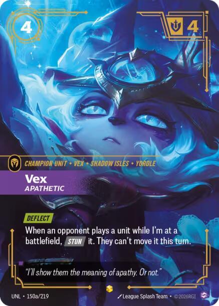 Vex - Apathetic (Alternate Art) UNL 150a/219 Showcase