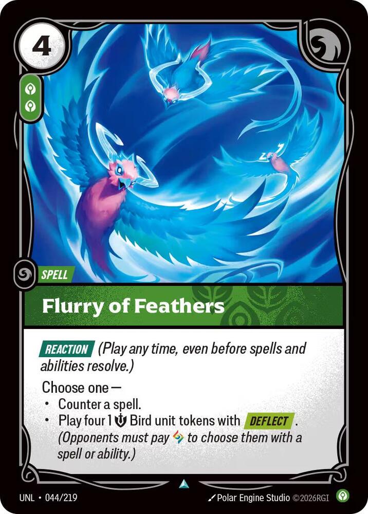 Flurry of Feathers UNL 044/219 Uncommon