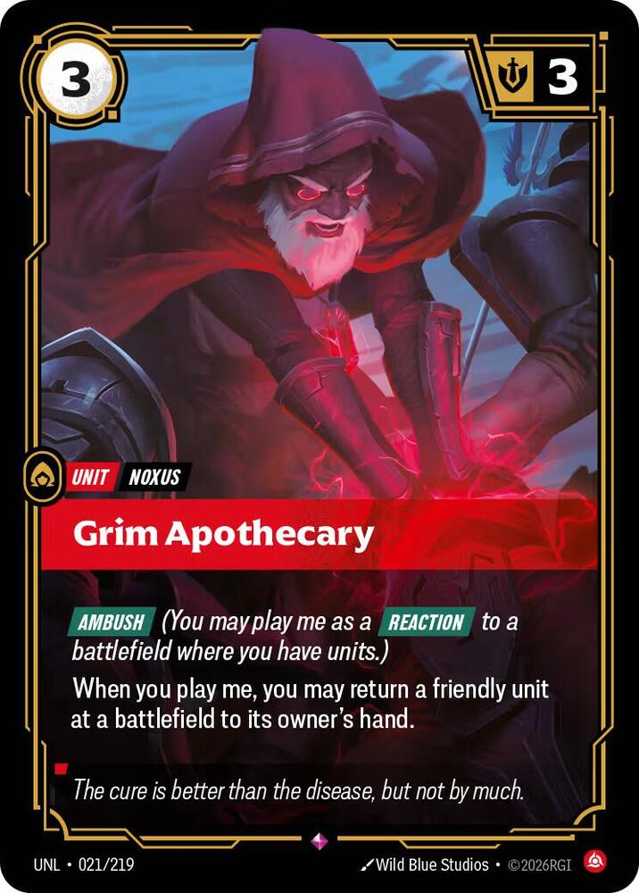 Grim Apothecary UNL 021/219 Rare