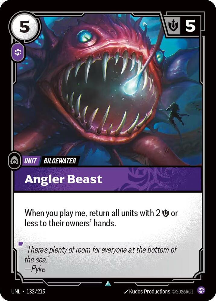 Angler Beast UNL 132/219 Uncommon
